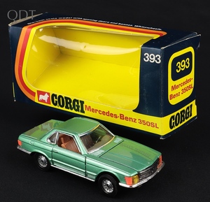 Corgi toys 393 mercedes benz 350 sl jj453 front