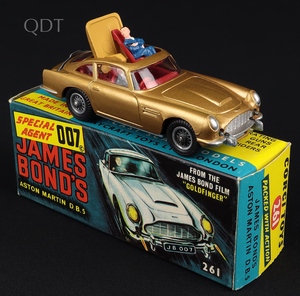 Corgi toys 1 261 james bond toffeee gold jj523 front