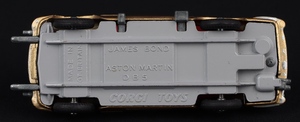 Corgi toys 261 james bond aston martin db5 jj524 base