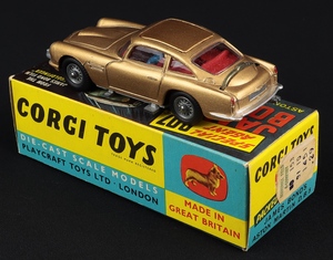 Corgi toys 261 james bond aston martin db5 jj524 back