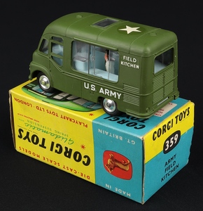 Corgi toys 359 army field kitchen jj533 back