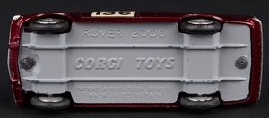 Corgi toys 322 rover 2000 monte carlo jj537 base
