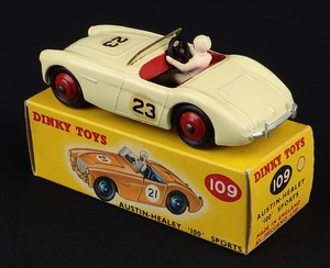 Dinky toys 109 austin healey 100 sports jj545 back