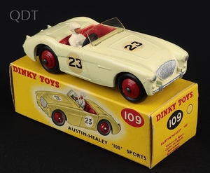 Dinky toys 109 austin healey 100 sports jj545 front