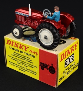 Dinky toys 308 leyland tractor 384 jj547 back
