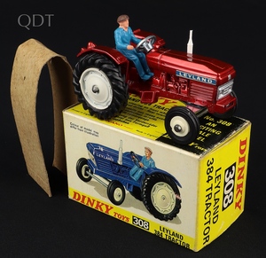 Dinky toys 308 leyland tractor 384 jj547 front
