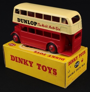Dinky toys 290 dunlop bus jj548 back