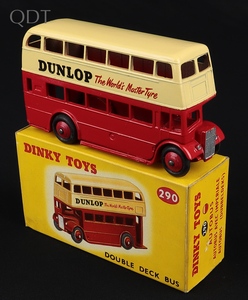 Dinky toys 290 dunlop bus jj548 front