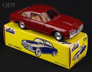 Solido 125 alfa romeo jj555 front