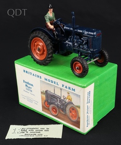 Britains 128f fordson major tractor jj574 front