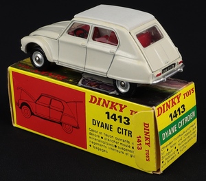 French dinky toys 1413 citroen dyane jj582 back