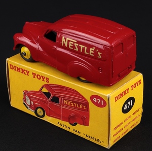 Dinky toys 471 austin van nestle's jj587 back