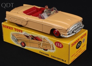 Dinky toys 132 packard convertible jj593 front