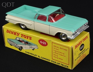 Dinky toys 449 chevrolet el camino jj594 front