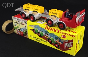 Dinky supertoys 936 leyland 8 wheel chassis jj640 front