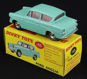 Dinky toys 155 ford anglia jj642 back
