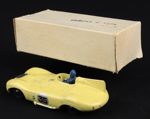 Indian dinky toys 238 d type jaguar jj644 back