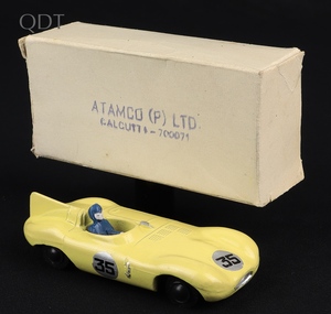 Indian dinky toys 238 d type jaguar jj644 front