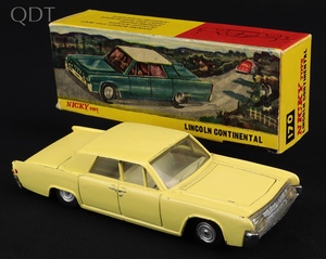 Nicky dinky toys 170 lincoln continental jj646 front