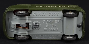 Corgi toys 355 u.s. military police truck jj651 base