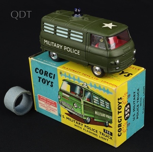 Corgi toys 355 u.s. military police truck jj651 front