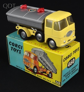 Corgi toys 460 neville cement tipper erf chassis jj653 front
