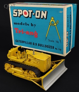 Spot on 116 caterpillar bulldozer jj677 front