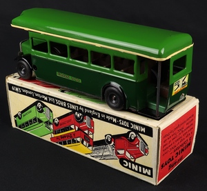 Tri ang minic 52m single deck bus jj706 back