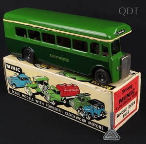 Tri ang minic 52m single deck bus jj706 front