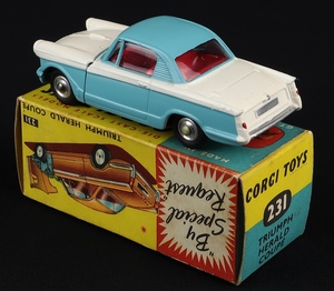 Corgi toys 231 triumph herald coupe jj710 back