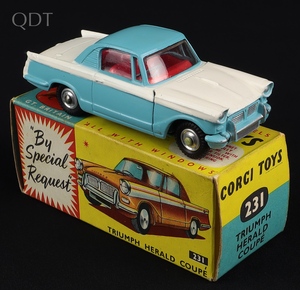 Corgi toys 231 triumph herald coupe jj710 front