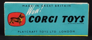 Corgi toys 204m rover 90 saloon jj714 booklet