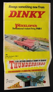 Dinky toys fab 1 lady penelope jj737 leaflet