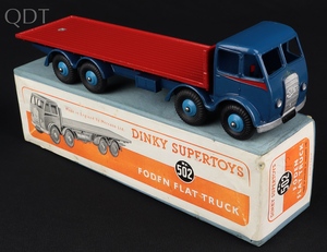 Dinky supertoys 502 foden flat truck jj745 front