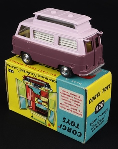 Corgi toys 420 ford thames airborne caravan jj757 back