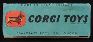 Corgi toys 201m austin cambridge saloon jj760 booklet