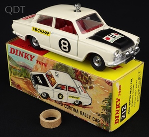 Dinky toys 212 ford cortina rally car jj771 front