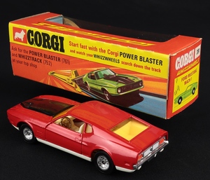 Corgi toys 391 james bond mustang jj820 back