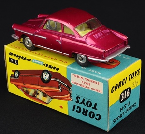 Corgi toys 316 nsu prinz jj853 back