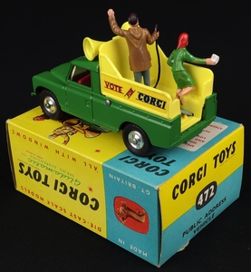 Corgi toys 472 public address vehicle jj858 back