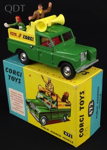 Corgi toys 472 public address vehicle jj858 front