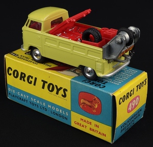 Corgi toys 490 volkswagen breakdown truck jj903 back