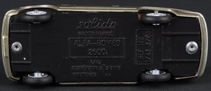 Solido models 125 alfa romeo jj909 base