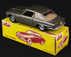 Solido models 125 alfa romeo jj909 back