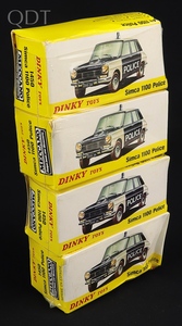 French dinky toys 1450 simca 1100 police jj917 side