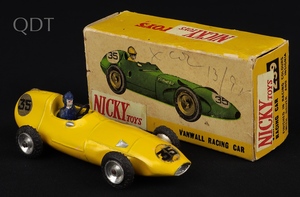 Nicky dinky toys 239 vanwall racing car jj922 front