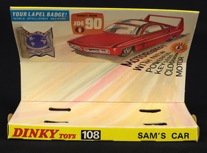 Dinky toys 108 sam's car jj949 plinth