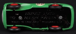 Dinky toys 110 aston martin db3 sports jj980 base