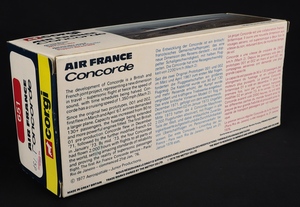 Corgi toys 651 air france concorde jj985 base