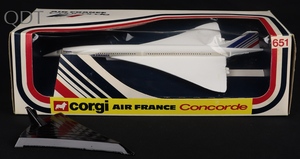 Corgi toys 651 air france concorde jj985 front